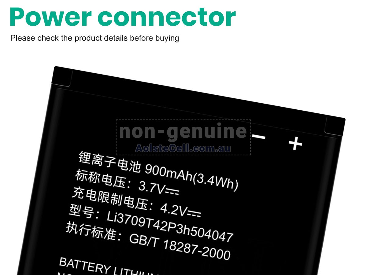Replacement ZTE LI3709T42P3H504047 battery
