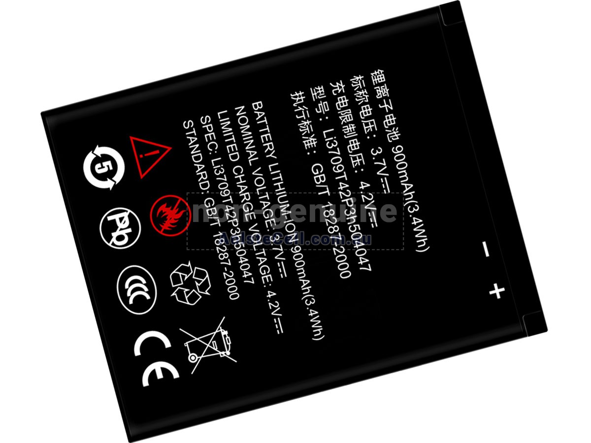 Replacement ZTE LI3709T42P3H504047 battery
