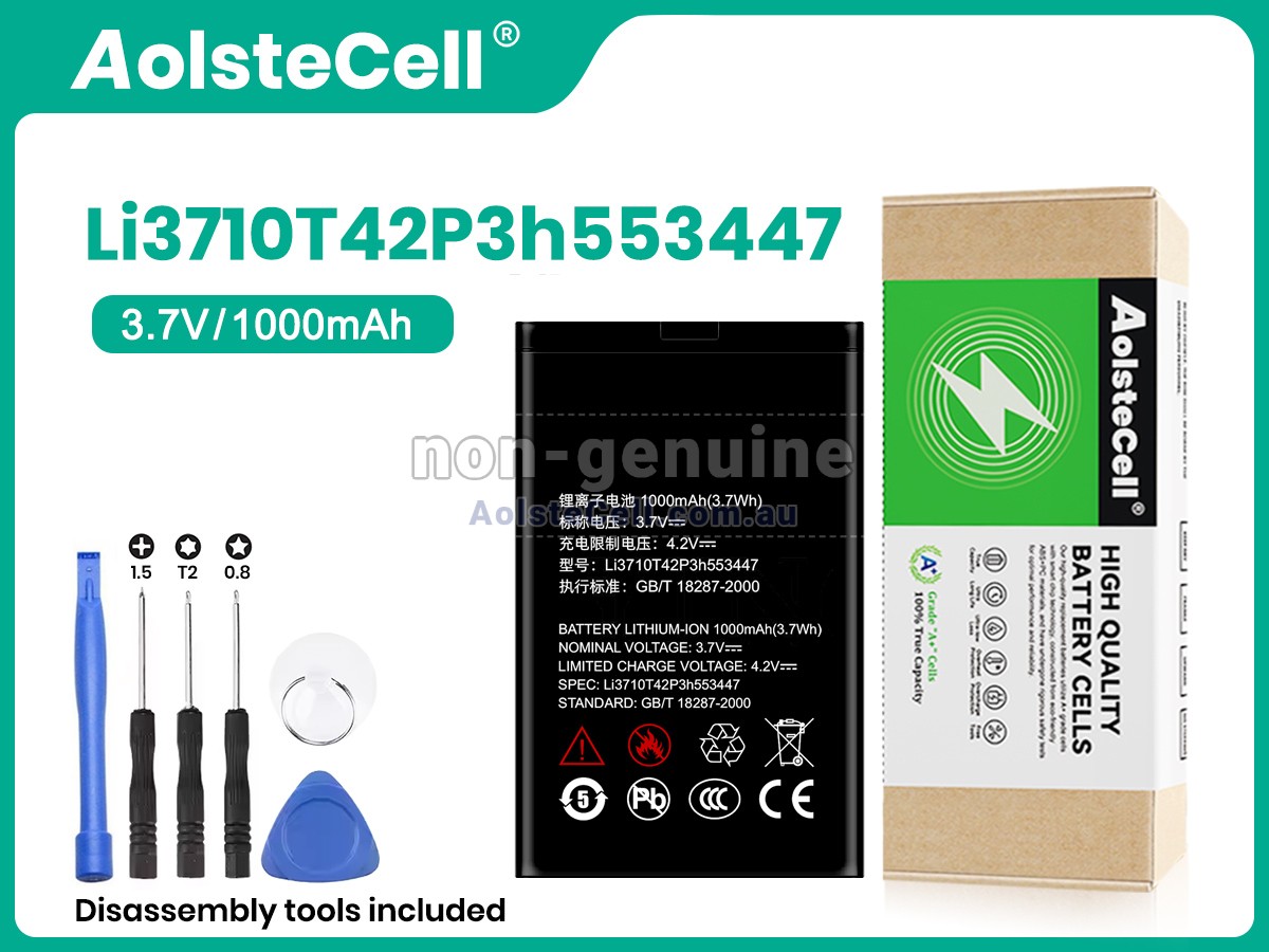 Replacement ZTE LI3710T42P3H553447 battery