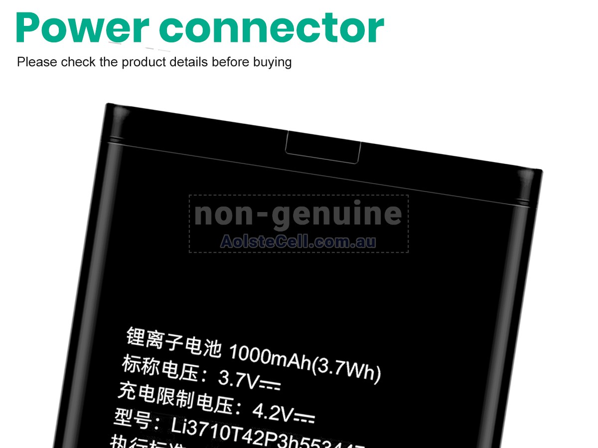 Replacement ZTE LI3710T42P3H553447 battery