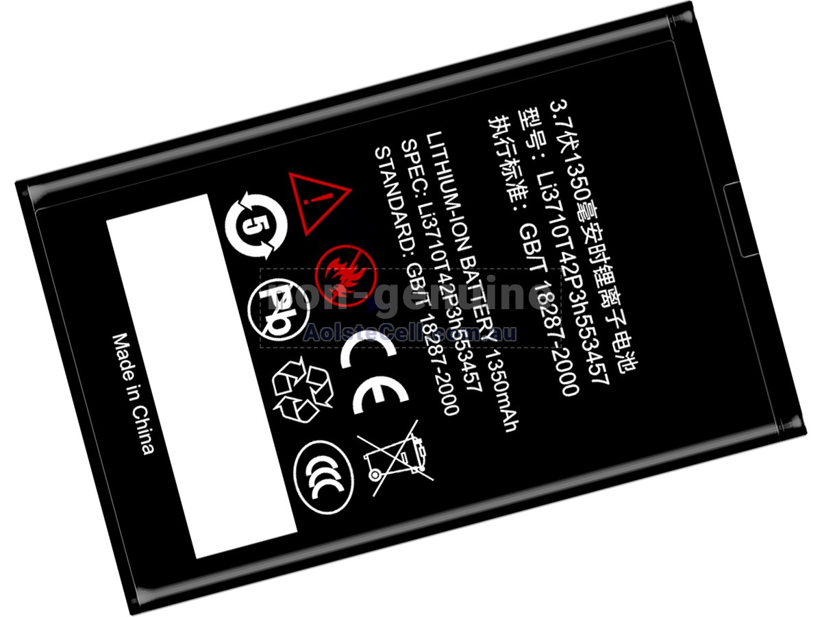 Replacement ZTE LI3710T42P3H553457 battery