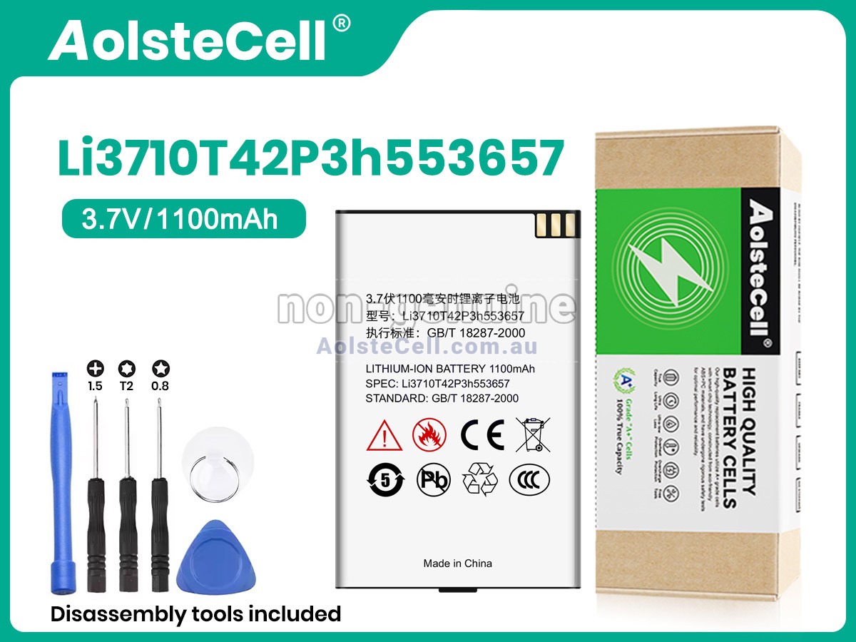 Replacement ZTE LI3710T42P3H553657 battery