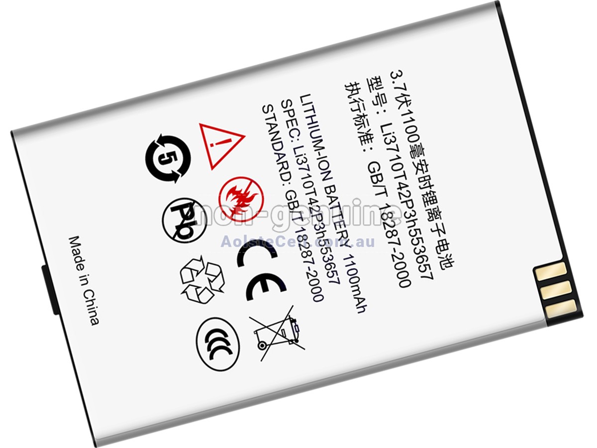Replacement ZTE LI3710T42P3H553657 battery