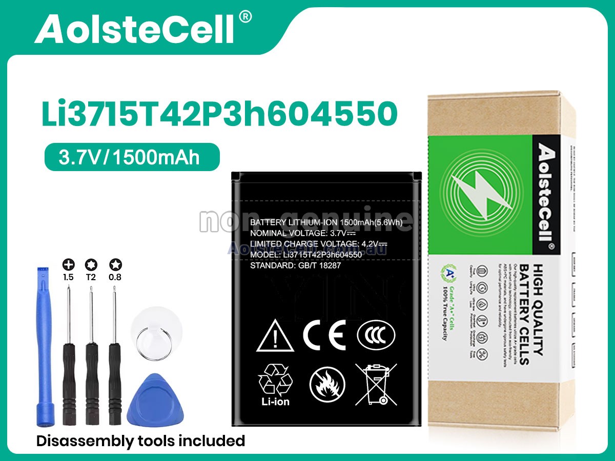Replacement ZTE LI3715T42P3H604550 battery