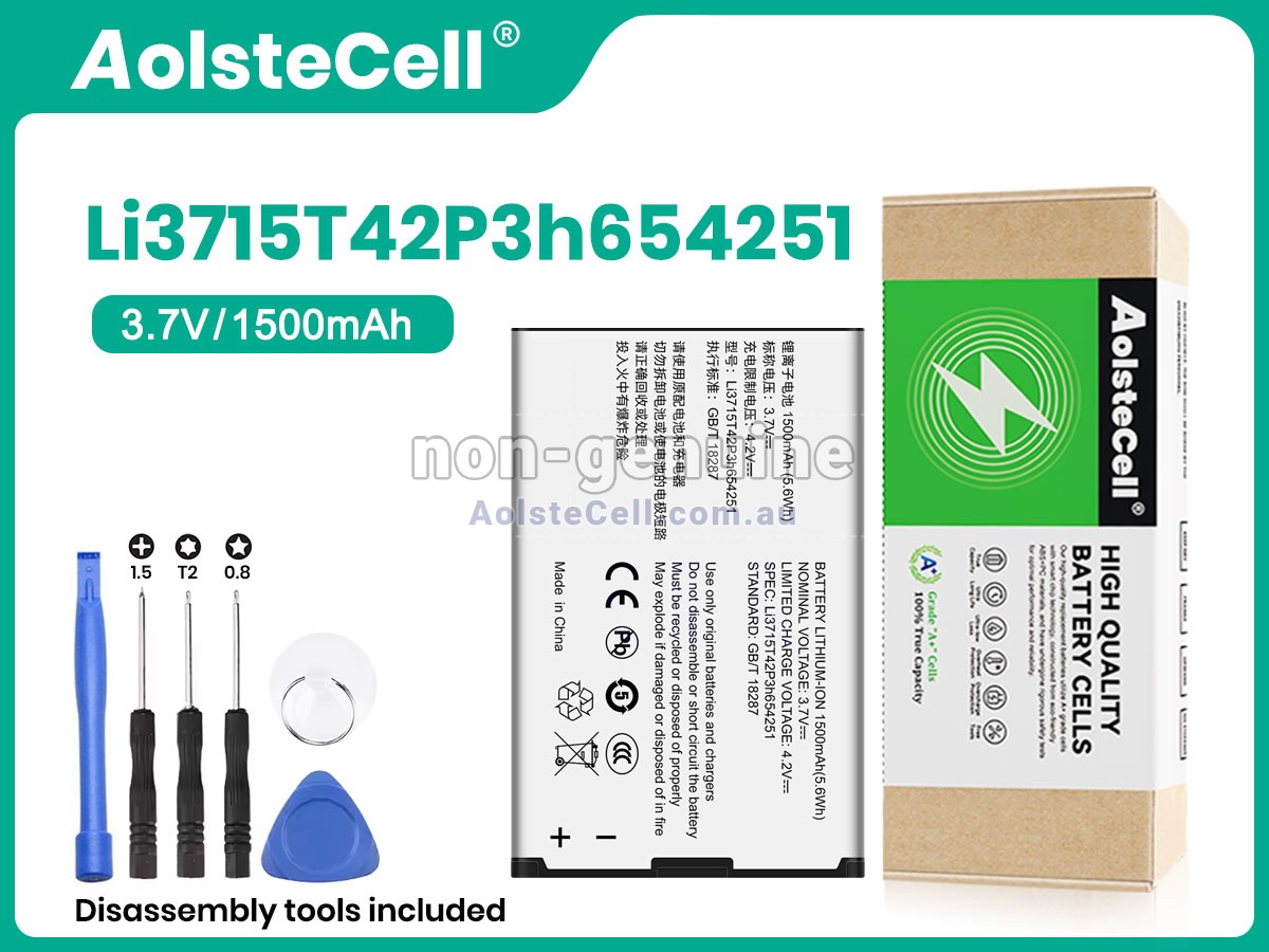Replacement ZTE LI3715T42P3H654251 battery