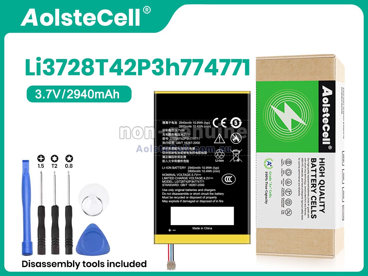 Replacement ZTE LI3728T42P3H774771 battery