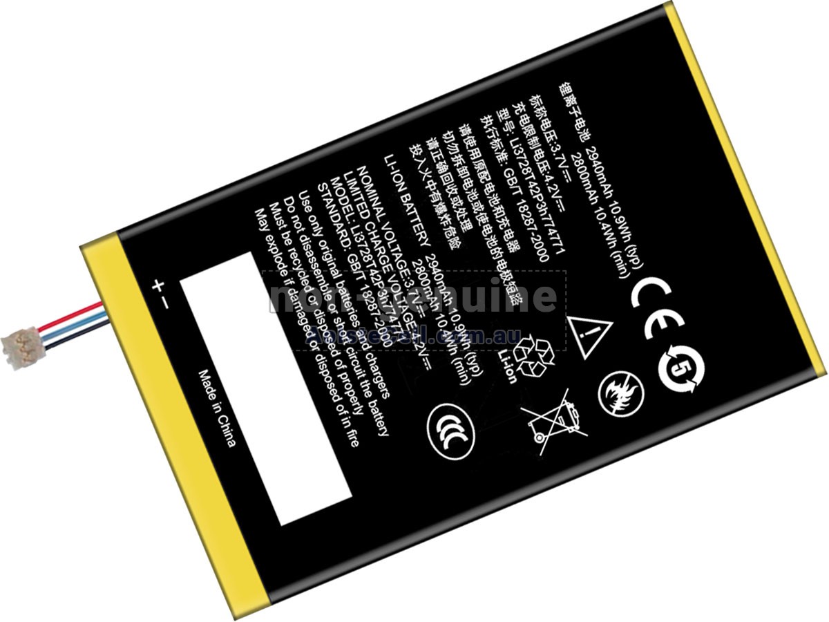 Replacement ZTE LI3728T42P3H774771 battery